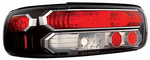 In Pro Carwear - Chevrolet Impala IPCW Taillights - Crystal Eyes - Black Trim - 1 Pair - CWT-CE316CB