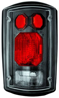In Pro Carwear - Ford E-Series IPCW Taillights - Crystal Eyes - 1 Pair - CWT-CE502CF