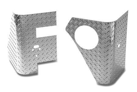 Warrior - Jeep Wrangler Warrior Rear Corner Plate - With Holes