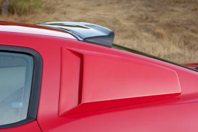 Xenon - Ford Mustang Xenon Quarter Window Scoop Kit with Black Vinyl Inserts - Left & Right - 12760