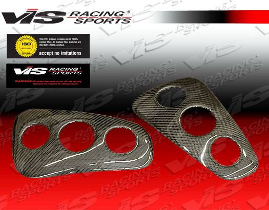 VIS Racing - Mini Cooper VIS Racing OEM Style Carbon Fiber Taillight Covers - 02BMMC2DOE-TLC