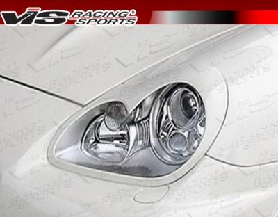 VIS Racing - Porsche Cayenne VIS Racing A-Tech Headlight Cover - 02PSCAY4DATH-081P