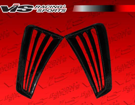 VIS Racing - Ford Mustang VIS Racing Stalker-2 Side Scoop - Carbon Fiber - 99FDMUS2DSTK2-019C