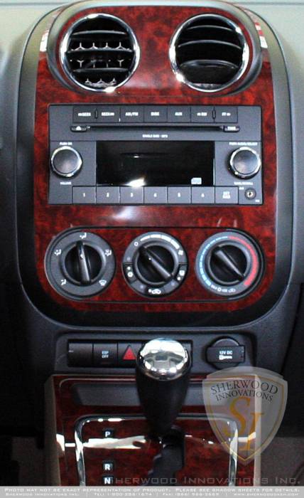 Sherwood - Jeep Compass Sherwood 2D Flat Dash Kit