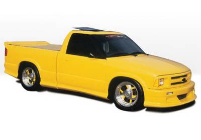 Wings West - Chevrolet S10 Wings West Custom Style Body Kit with Roll Pan - 890012