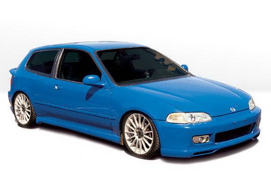 Wings West - Honda Civic HB Wings West Racing Series Complete Body Kit - 4PC - 890074