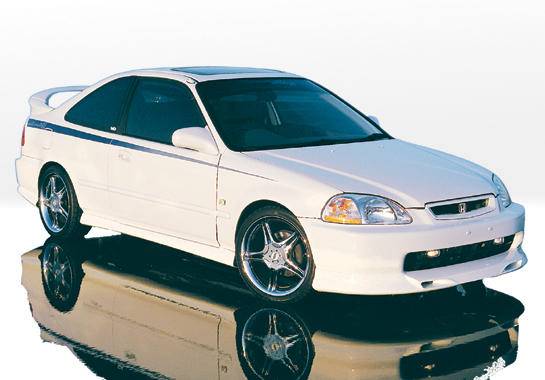 VIS Racing - Honda Civic 2DR VIS Racing Racing Series Complete Body Kit - 4PC - 890132