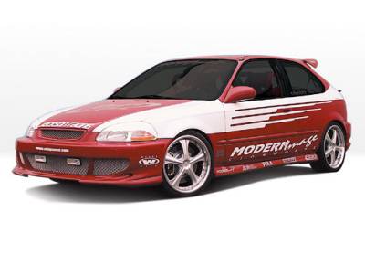 VIS Racing - Honda Civic HB VIS Racing Bigmouth Complete Body Kit - 4PC - 890319