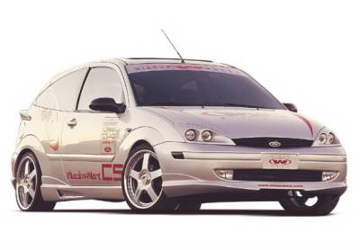 Wings West - Ford Focus ZX3 Wings West W-Type Complete Body Kit - 4PC - 890385