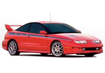 VIS Racing - Saturn SC Coupe VIS Racing W-Type Complete Body Kit - 4PC - 890391