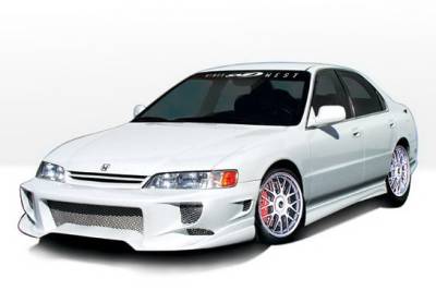 Wings West - Honda Accord 4DR Wings West Aggressor Type II Complete Body Kit - 4PC - 890458