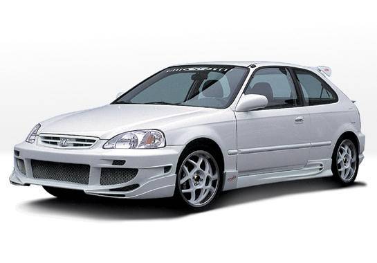 VIS Racing - Honda Civic HB VIS Racing Avenger Complete Body Kit - 4PC - 890475