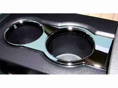 Action Artistry - Ford Mustang Action Artistry Chrome Cup Holder Bezel - 15514