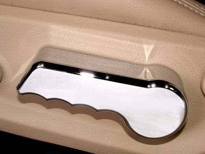 Action Artistry - Ford Mustang Action Artistry Chrome Seat Tilt Lever Covers - 15527