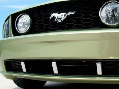 Action Artistry - Ford Mustang Action Artistry Chrome Grille Pillar Accents 2 piece - 15537