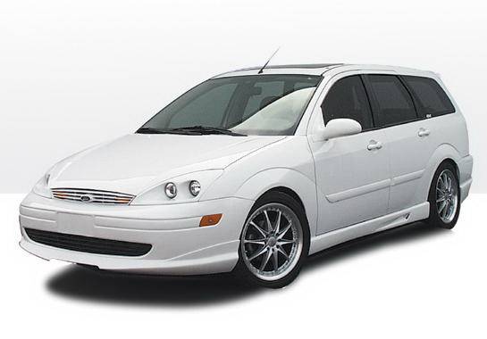 Wings West - Ford Focus Wagon Wings West W-Type Complete Body Kit - 4PC - 890561