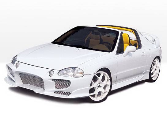 Wings West - Honda Del Sol Wings West Racing Series Complete Body Kit - 4PC - 890574
