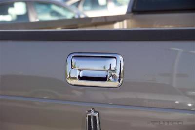 Putco - Ford F150 Putco Chromed Stainless Steel Tailgate Handle Cover - 401016