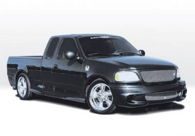Wings West - Ford F150 Wings West Lightning Style Complete Body Kit with W-Type Sides & Rear - 8PC - 890658