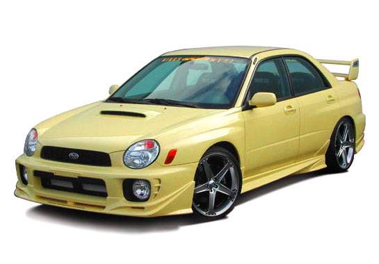 Wings West - Subaru WRX Wings West W-Type Complete Body Kit - 6PC - 890701