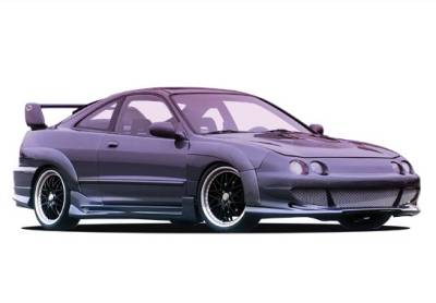 Wings West - Acura Integra 2DR Wings West Big Mouth Body Kit with Extreme Flares - 890741
