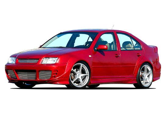 VIS Racing - Volkswagen Jetta VIS Racing Extreme Flares Complete Body Kit - 9PC - 890793