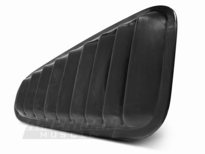 AM Custom - Ford Mustang Louvered C-Pillar Scoops - 23038