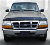 AVS - Ford Ranger AVS Bugflector II Hood Shield - Smoke - 24432
