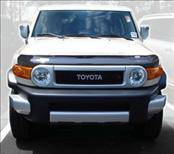 AVS - Toyota FJ Cruiser AVS Bugflector II Hood Shield - Smoke - 25139