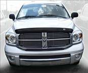 AVS - Dodge Ram AVS Bugflector II Hood Shield - Smoke - 25430