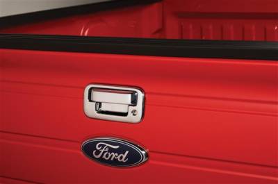 Putco - Ford F150 Putco Chromed Stainless Steel Tailgate Handle Cover - 501016