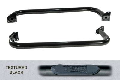 Omix - Outland Side Tube Step - Textured Black - 11591-03