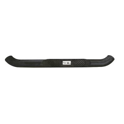 Omix - Outland Side Tube Step - 3 inch - Round - Textured Black - 11591-05