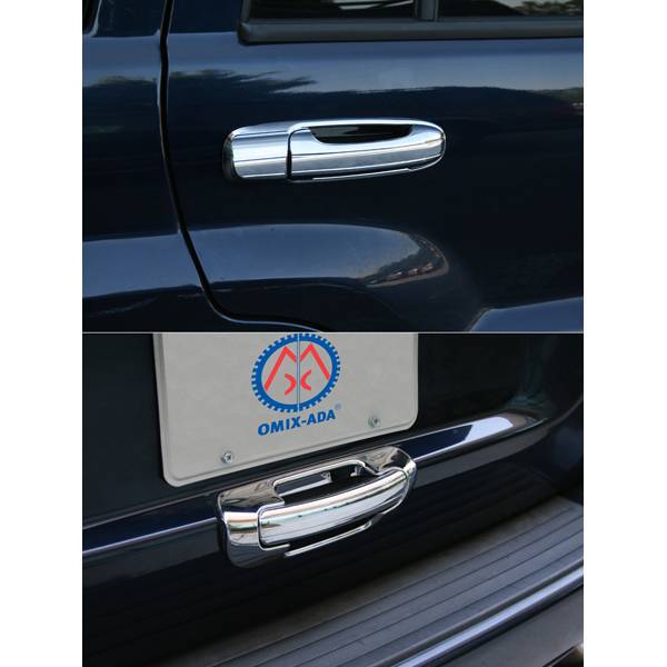 Omix - Omix Door Handle Cover - Chrome - 10 Piece Kit - 13310-13