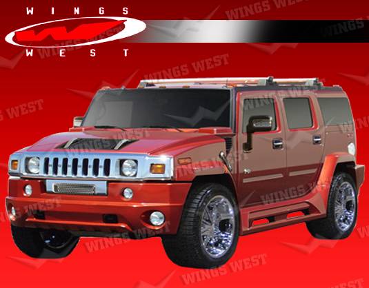 VIS Racing - Hummer H2 VIS Racing H2 JPC Aero Body Kit - Polyurethane - 10PC - 03HMH24DJPC-099P