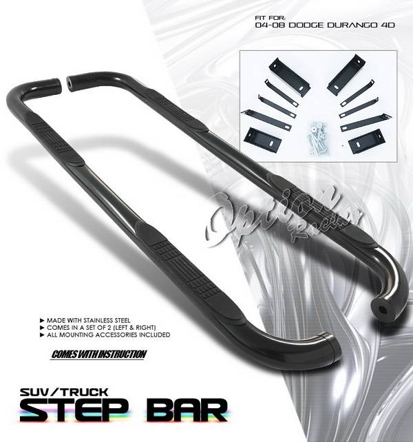 OptionRacing - Dodge Durango Option Racing Side Step Bar - Black - 30-17118