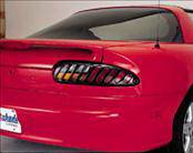 AVS - Chevrolet Malibu AVS Tail Shade Blackout Covers - Contour Style - 2PC - 35432