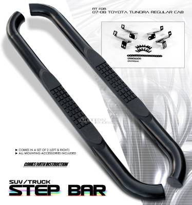 OptionRacing - Toyota Tundra Option Racing Side Step Bar - 30-44200