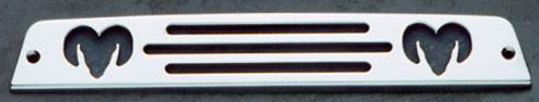 All Sales - All Sales Third Brake Light Cover - RAM Design - Brushed - 44000