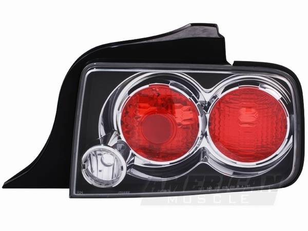 AM Custom - Ford Mustang Black Altezza Taillights - 49003