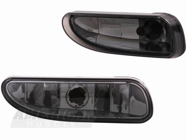 AM Custom - Ford Mustang Smoked Fog Lights - 49021