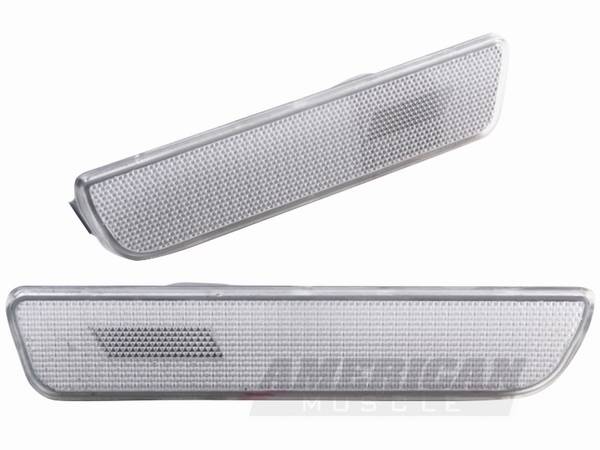 AM Custom - Ford Mustang Clear Rear Bumper Lens - 49027