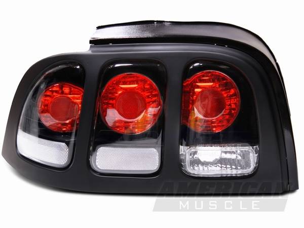 AM Custom - Ford Mustang Black Taillights - 49065