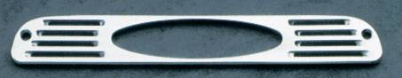 All Sales - All Sales Third Brake Light Cover - Oval Design Design - Brushed - 54006