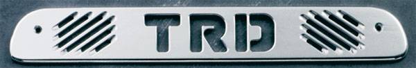 All Sales - All Sales Third Brake Light Cover - TRD Design - Brushed - 74009