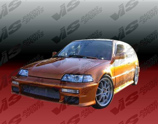 VIS Racing - Honda CRX VIS Racing Techno R Full Body Kit - 88HDCRXHBTNR-099