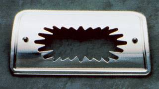 All Sales - All Sales Third Brake Light Cover - Blast Design - Brushed - 94013