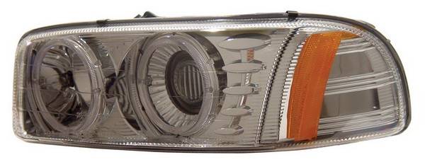 Anzo - GMC Yukon Anzo Projector Headlights - with Halo Chrome - 111003