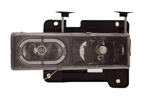 Anzo - Chevrolet Blazer Anzo Headlights - Crystal with Halo Carbon Fiber - 111005