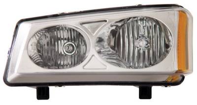 Anzo - Chevrolet Silverado Anzo Headlights - Crystal & Chrome - 111010